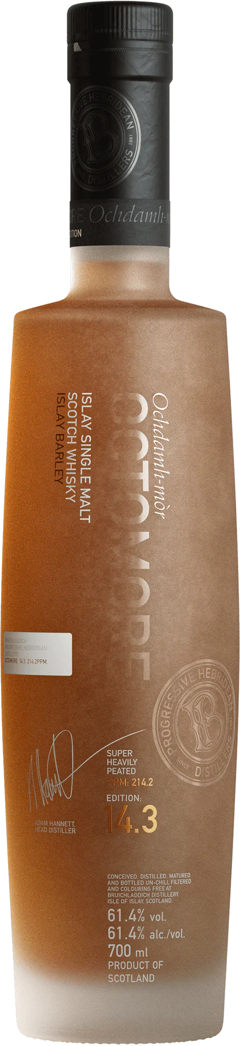 Bruichladdich Islay Single Malt Scotch Whisky Octomore Edition 14.3 