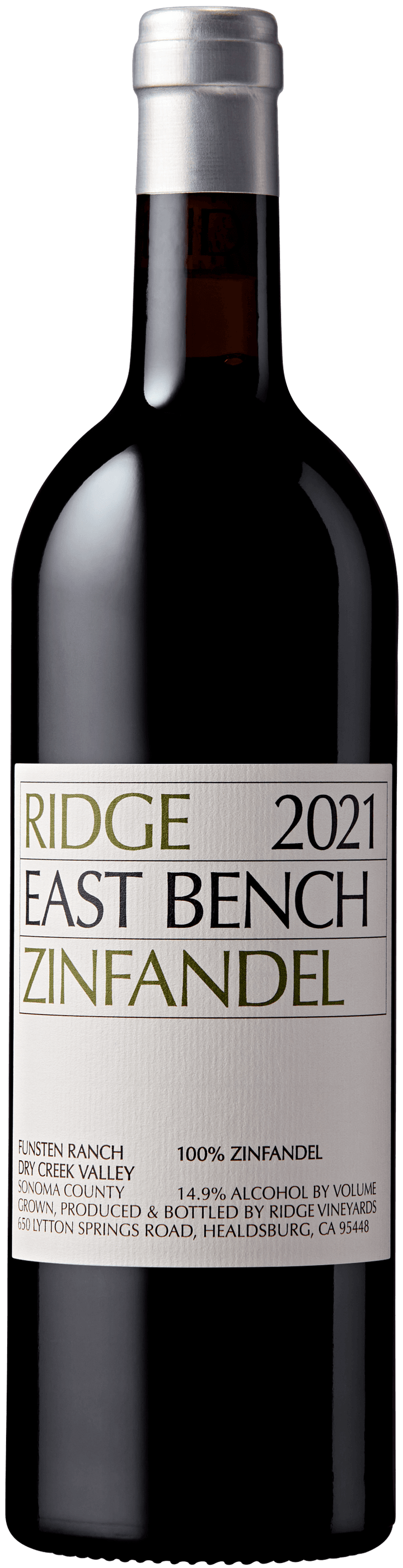 2021 Ridge Vineyards Zinfandel East Bench