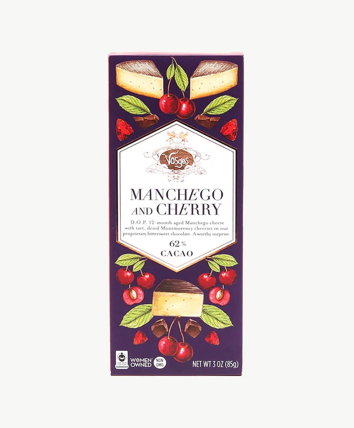Vosges Chocolate Manchego and Cherry 3 oz.