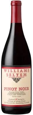 2021 Williams Selyem Pinot Noir Calegari Vineyard Russian River Valley