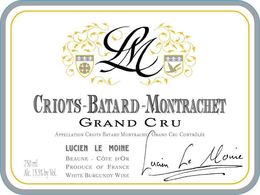 2019 Maison Lucien Le Moine Criots Batard Montrachet Grand Cru
