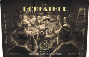 Lone Whisker The Dogfather Straight Bourbon Whiskey 15 Years (5475 Days) Old 750ml