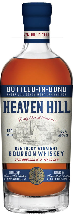 Heaven Hill Kentucky Straight Bourbon Whiskey 7 Year Old Bottled in Bond 750ML