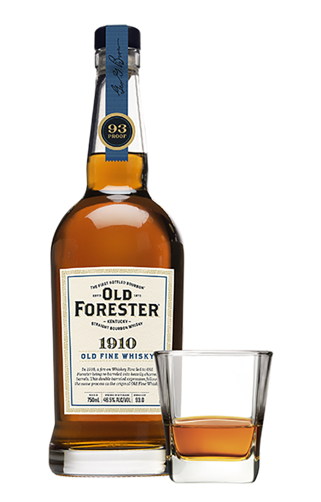 Old Forester Kentucky Straight Bourbon Whiskey 1910 Old Fine Whisky 750 ML