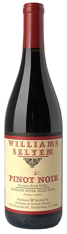 2022 Williams Selyem Pinot Noir Russian River Selection Russian River Valley
