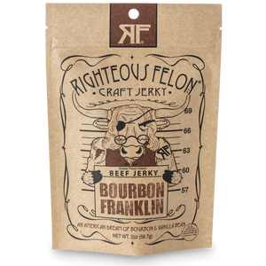 Righteous Felon Craft Jerky Bourbon Franklin