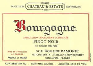 2018 Domaine Jean-Claude Ramonet Bourgogne Pinot Noir