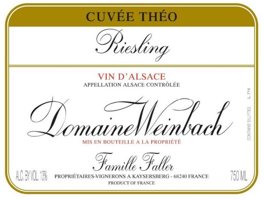 2022 Domaine Weinbach Riesling Cuvee Theo