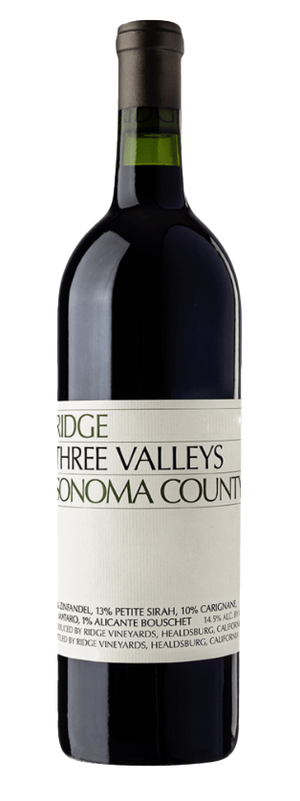2022 Ridge Vineyards Zinfandel Three Valleys Sonoma County