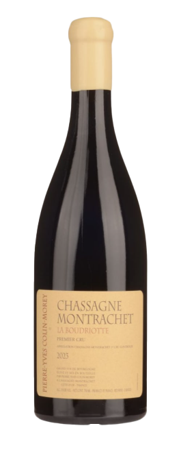 2023 Pierre-Yves Colin-Morey Chassagne Montrachet Boudriotte Rouge 1er Cru