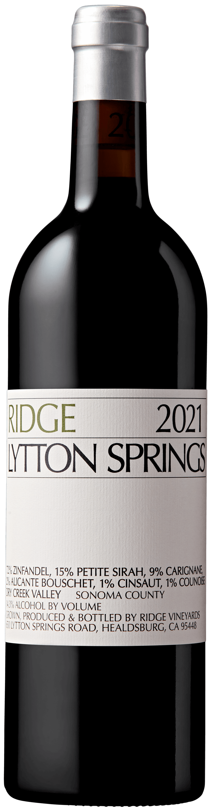 Ridge Vineyards Proprietary Red Wine Lytton Springs