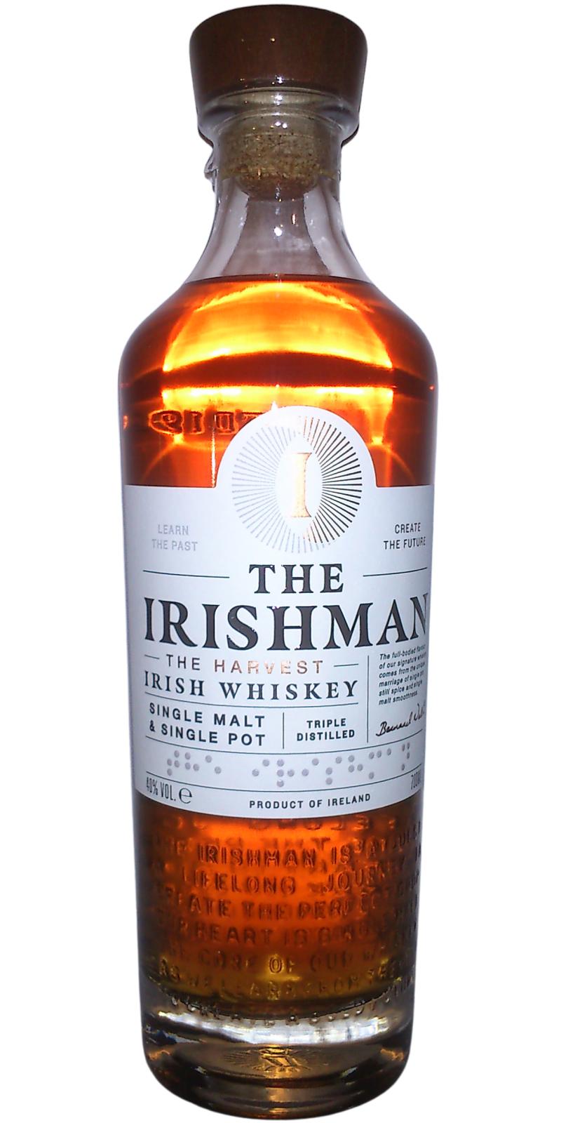 Whiskey Irlandais The Irishman The harvest