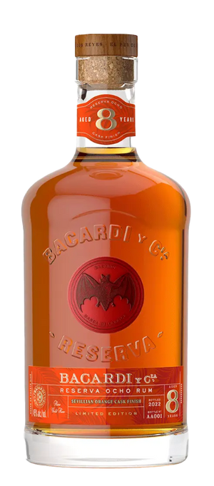 Bacardi Rare Gold Rum Reserva Ocho Aged 8 Years 1L