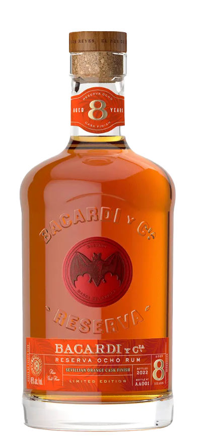 Bacardi Rare Gold Rum Reserva Ocho Aged 8 Years 1L