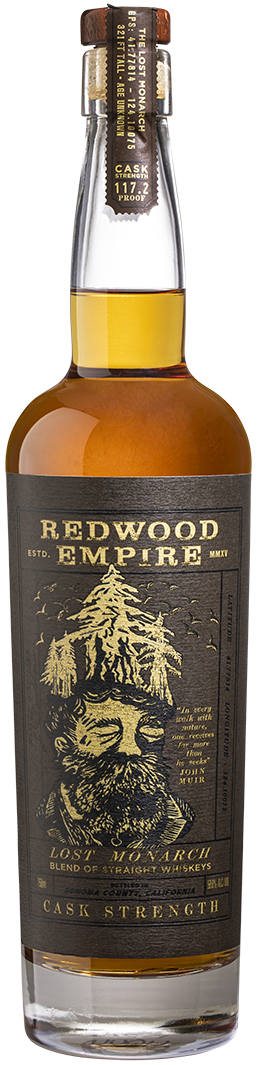 Redwood Empire Blended Straight Whiskey Lost Monarch Cask Strength