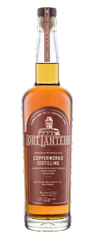 Lost Lantern Copperworks Distilling Washington Single Malt Whiskey Single Cask 750ML