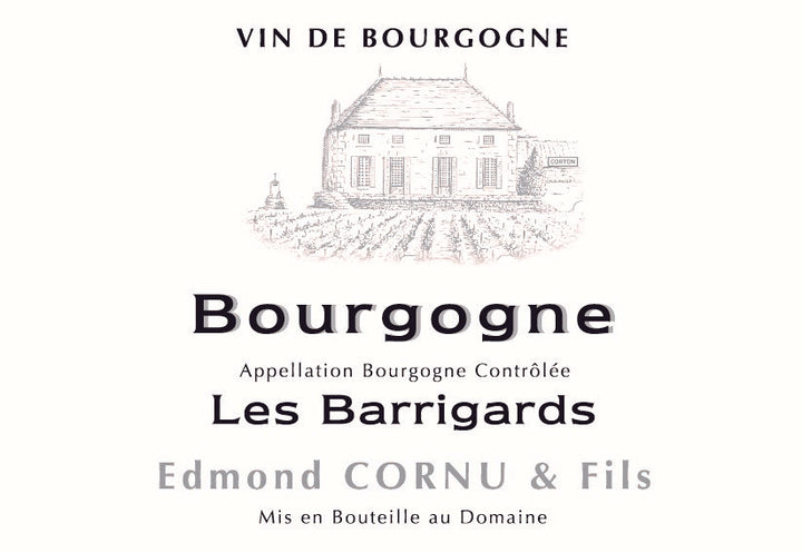 Edmond Cornu et Fils Bourgogne Rouge Les Barrigards