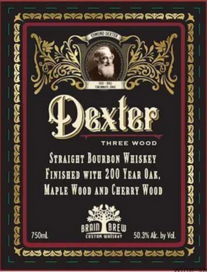 Dexter Straight Bourbon Whiskey Three Wood