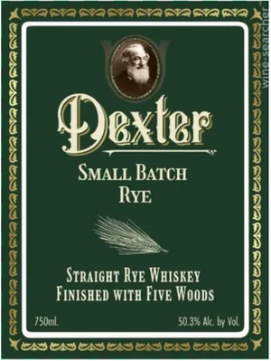 Dexter Straight Rye Whiskey Five Woods Finish Small Batch