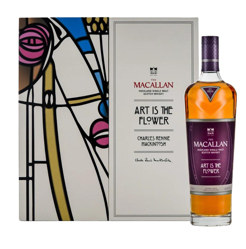 The Macallan Highland Single Malt Scotch Whisky Art is the Flower
