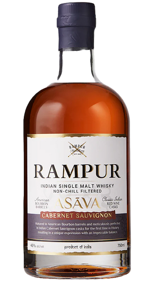 Rampur Indian Single Malt Whisky Asava Cabernet Sauvignon Cask