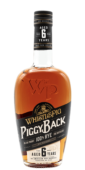 Whistlepig Rye Whiskey Piggy Back Aged 6 Years Silver Creek Valley CC Single Barrel 750ML