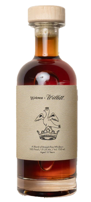 Wolves x Willett Blended Rye Whiskey Aged 10 Years