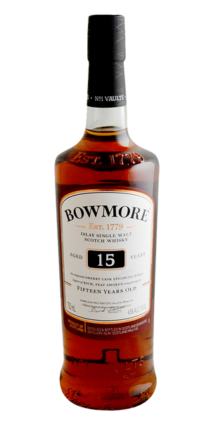 Bowmore Islay Single Malt Scotch Whisky Aged 15 Years 750 ML