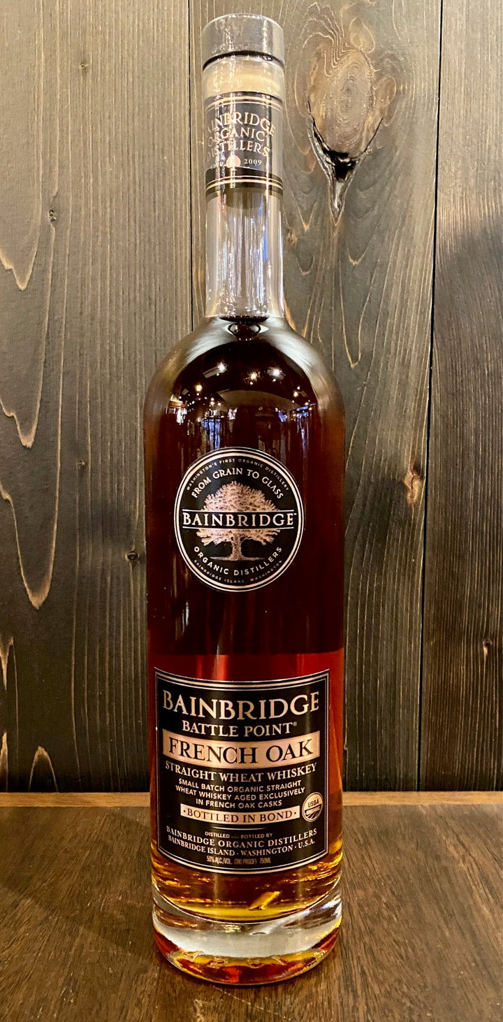Bainbridge Organic Wheat Whiskey French Oak Cask 100 Proof 750ML