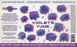 Other Brother's Beer Violet's Tune Imperial Sour 16oz
