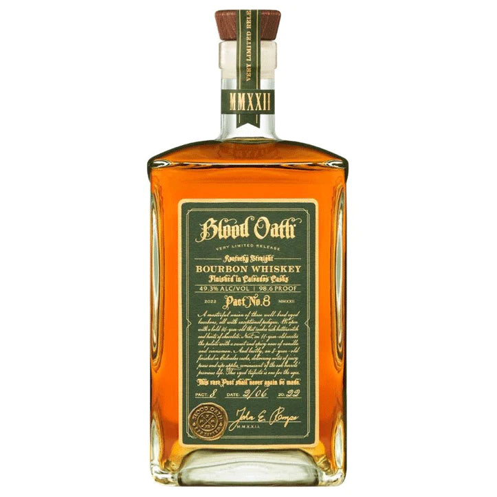 Blood Oath Kentucky Straight Bourbon Whiskey Pact 8 750ML