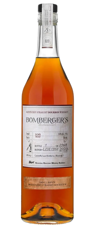 Bomberger's Kentucky Straight Bourbon Whiskey Small Batch Declaration 