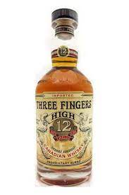 Three Fingers High Canadian Whisky 12 Years Sherry Finished 750 ML