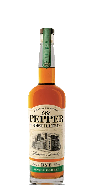 James E. Pepper Straight Rye Whiskey Old Pepper Single Barrel 750ml