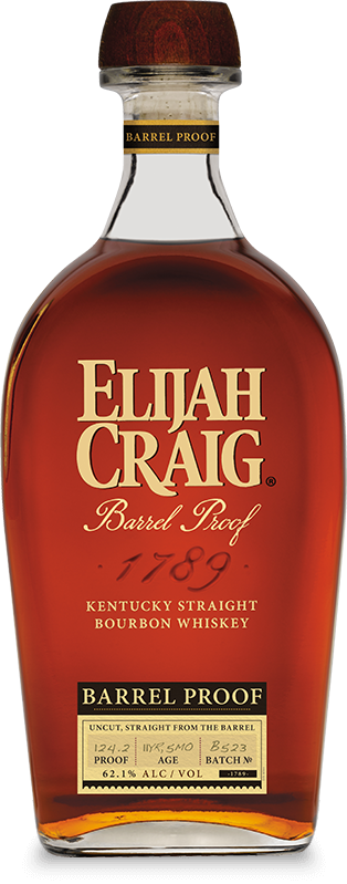 Elijah Craig Kentucky Straight Bourbon Whiskey Barrel Proof Vintage Pick 750 ML