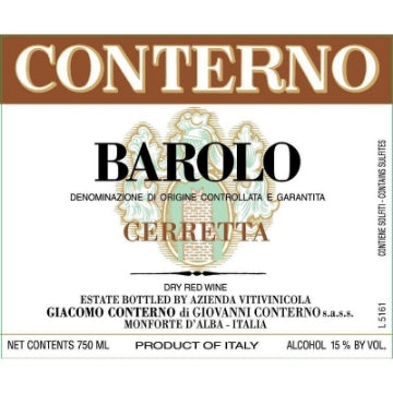 Giacomo Conterno Barolo Cerretta DOCG 