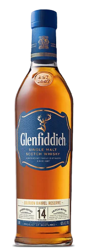 Glenfiddich Single Malt Scotch Whisky 14 Year Old Bourbon Barrel Reserve
