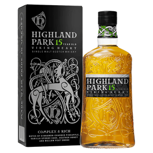 Highland Park Single Malt Scotch Whisky 15 Years Old Viking Heart