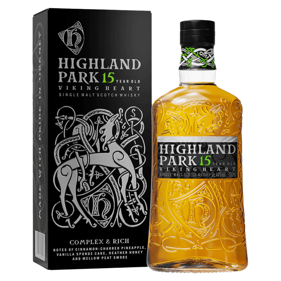 Highland Park Single Malt Scotch Whisky 15 Years Old Viking Heart