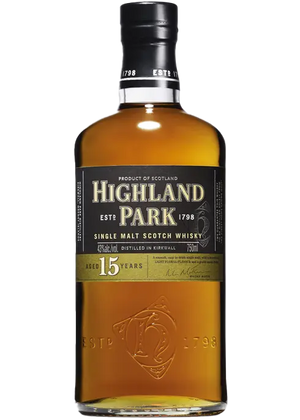 Highland Park Single Malt Scotch Whisky 15 Years Old 750ML