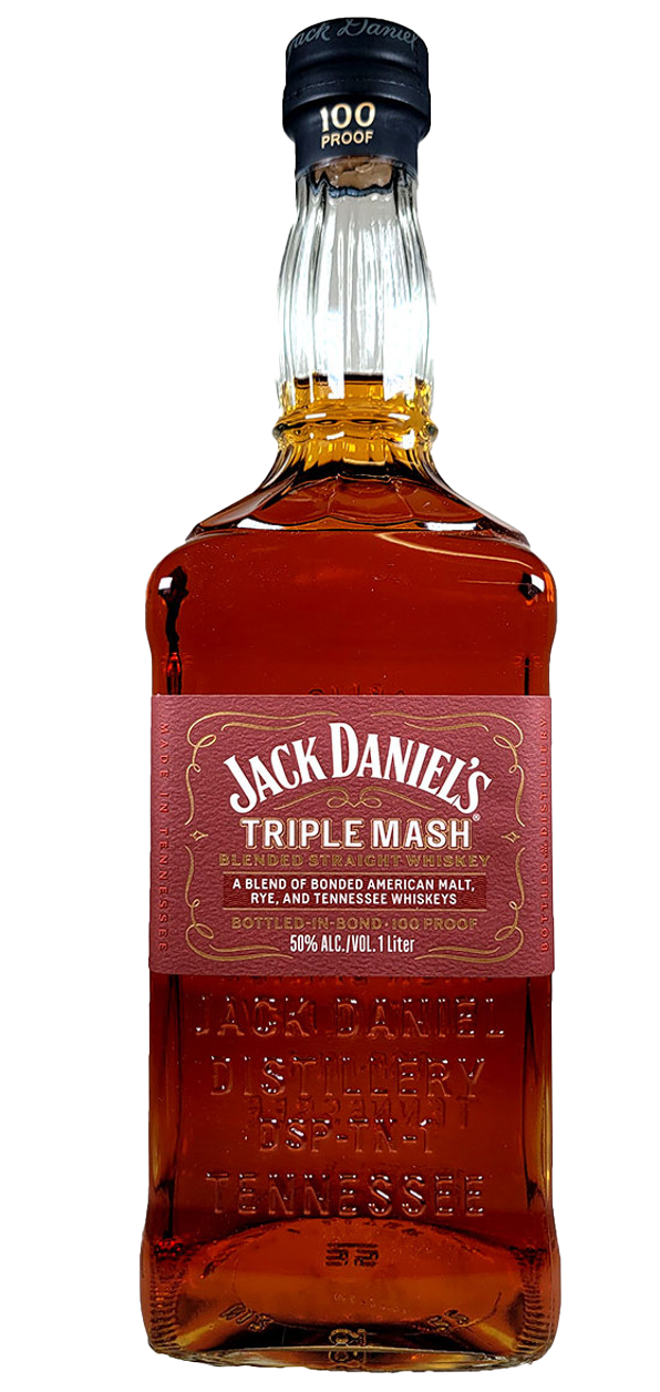 Jack Daniels Blended Straight Whiskey Triple Mash BIB 1.0L