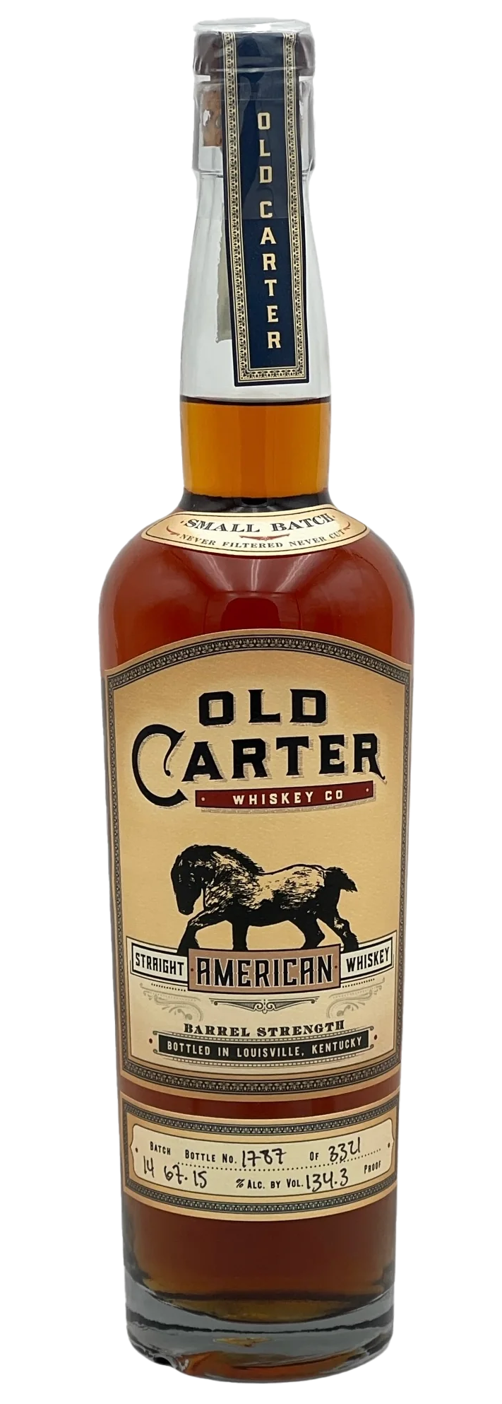 Old Carter Straight American Whiskey Small Batch #14