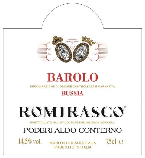 2019 Poderi Aldo Conterno Barolo Bussia Romirasco DOCG