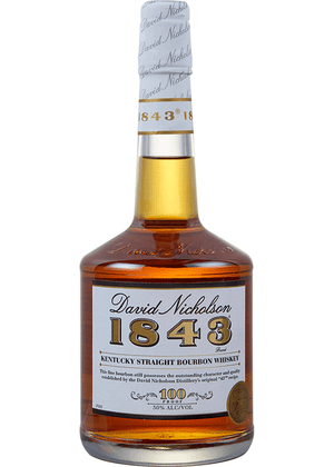 David Nicholson 1843 Kentucky Straight Bourbon Whiskey 100 Proof, 750ML