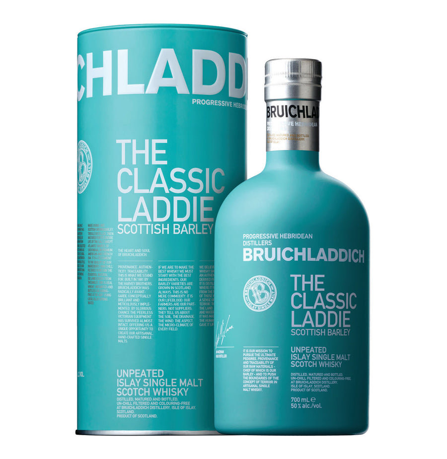 Bruichladdich Islay Single Malt Scotch Whisky Unpeated The Classic Laddie 700 ML