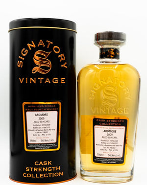 2009 Signatory Ardmore Highland Single Malt Scotch Whisky Aged 10 Years, 113.8 Proof 750ML
