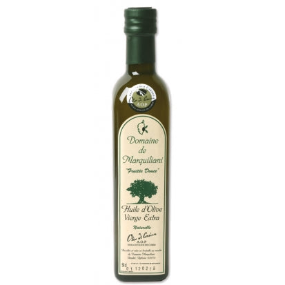 Domaine de Marquiliani Extra Virgin Olive Oil Fruitee Douce Huile d'Olive de Corse AOP 500ML