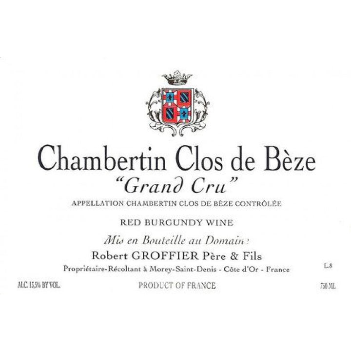2020 Domaine Robert Groffier Pere et Fils Chambertin Clos de Beze Grand Cru