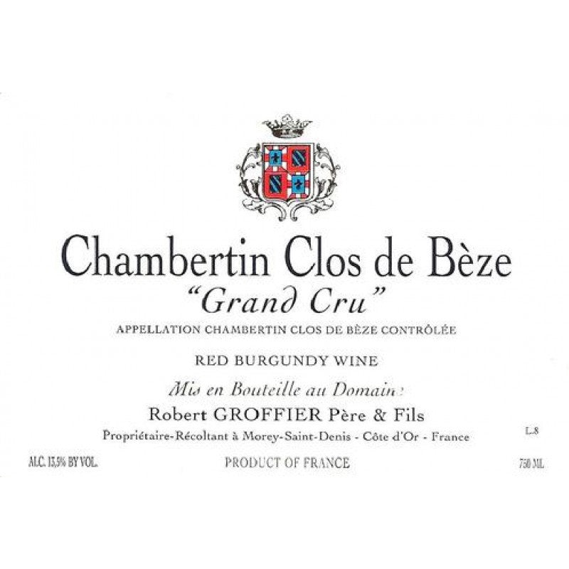 2020 Domaine Robert Groffier Pere et Fils Chambertin Clos de Beze Grand Cru
