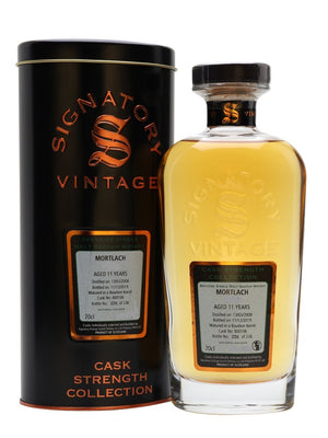 2009 Signatory Mortlach Speyside Single Malt Scotch Whisky Aged 11 Years, 108.6 Proof 750ML